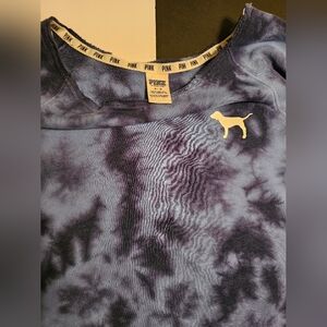 PINK Victoria's Secret Purple Tie-Dye Sweatshirt